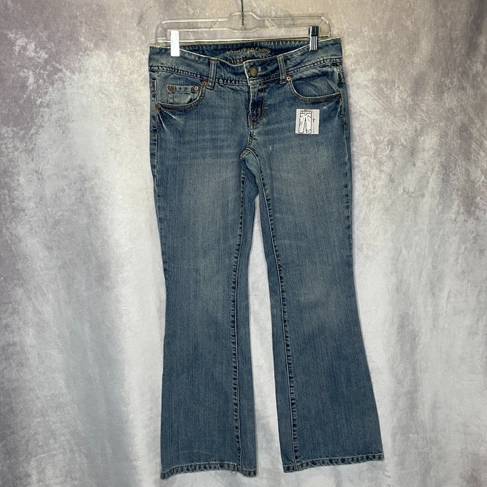American Eagle Vintage Y2K AE Artist Low Rise Jeans